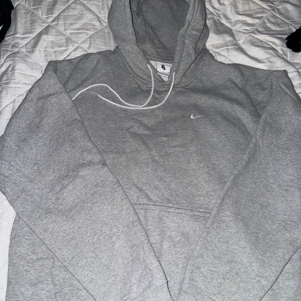 Nike Men's Heather Gray Hoodie
